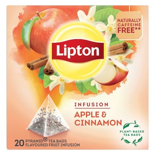 LIPTON | Αφέψημα Μήλο Κανέλα 20x2g