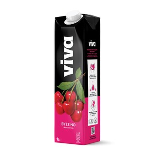 VIVA FRESH | Φρουτοποτό Βύσσινο 1lt