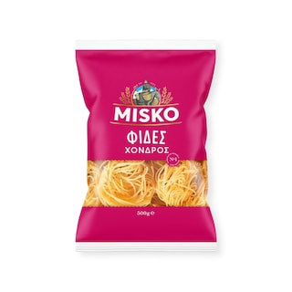 MISKO | ΠΑΣΤΕΣ ΖΥΜΑΡΙΚΩΝ ΦΙΔΕΣ ΧΟΝΔΡΟΣ 500 GR