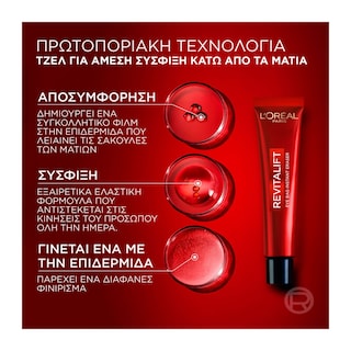 L'OREAL | Κρέμα Ματιών Ημέρας Laser Instant Eye Bag Eraser 15ml