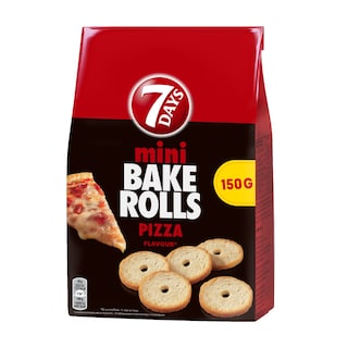 Σνακ Mini Bake Rolls Πίτσα 150g