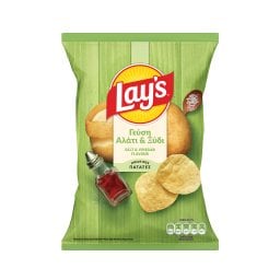 LAYS | Τσιπς Αλάτι και Ξύδι 120g