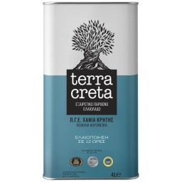 TERRA CRETA | Ελαιόλαδο Εξαιρετικό Παρθένο ΠΓΕ Χανιά 4lt