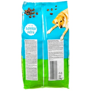 LOVED BY PETS | Σκυλοτροφή Βοδινό Κοτόπουλο Αρακά 3kg