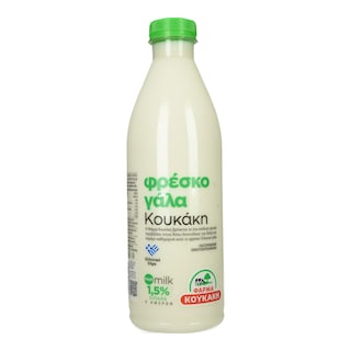 ΦΑΡΜΑ ΚΟΥΚΑΚΗ | Γάλα Φρέσκο Ελαφρύ 1.5% Λιπαρά 1 Lt