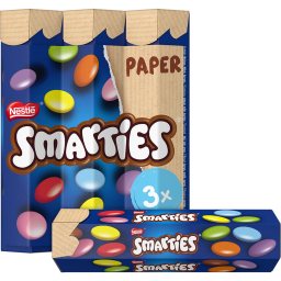 SMARTIES | Κουφετάκια Γεμιστά Σοκολάτα Γάλακτος 3x34g