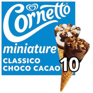 CORNETTO | Παγωτό Miniature Πύραυλος Βανίλια Σοκολάτα 10x19g