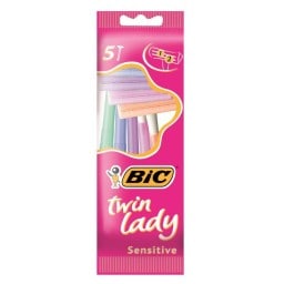 BIC | Ξυραφάκια Twin Lady Sensitive 5 Τεμάχια