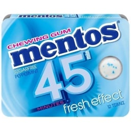 MENTOS | 45 MINUTES | Τσίχλες 45 Minutes Μέντα 18g