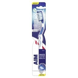 AIM | WHITE SYSTEM | Toothbrush White System Medium 1 Piece