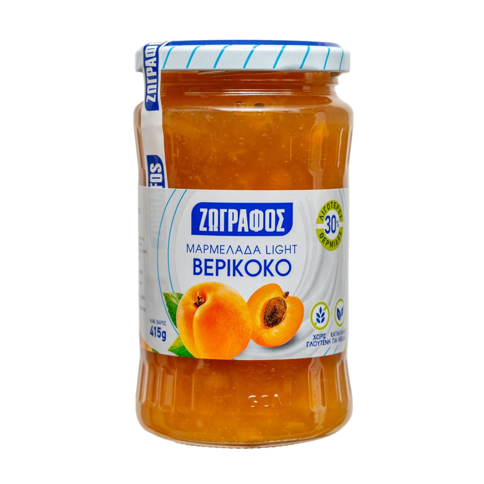 ΖΩΓΡΑΦΟΣ Μαρμελάδα Βερίκοκο Φρουκτόζη 415g
