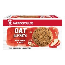 ΠΑΠΑΔΟΠΟΥΛΟΥ | Μπισκότα Βρώμης Μήλο & Ξηροί Καρποί 150gr