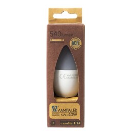ΑΒ | Lamp Candle E14 5.6W 1 Piece