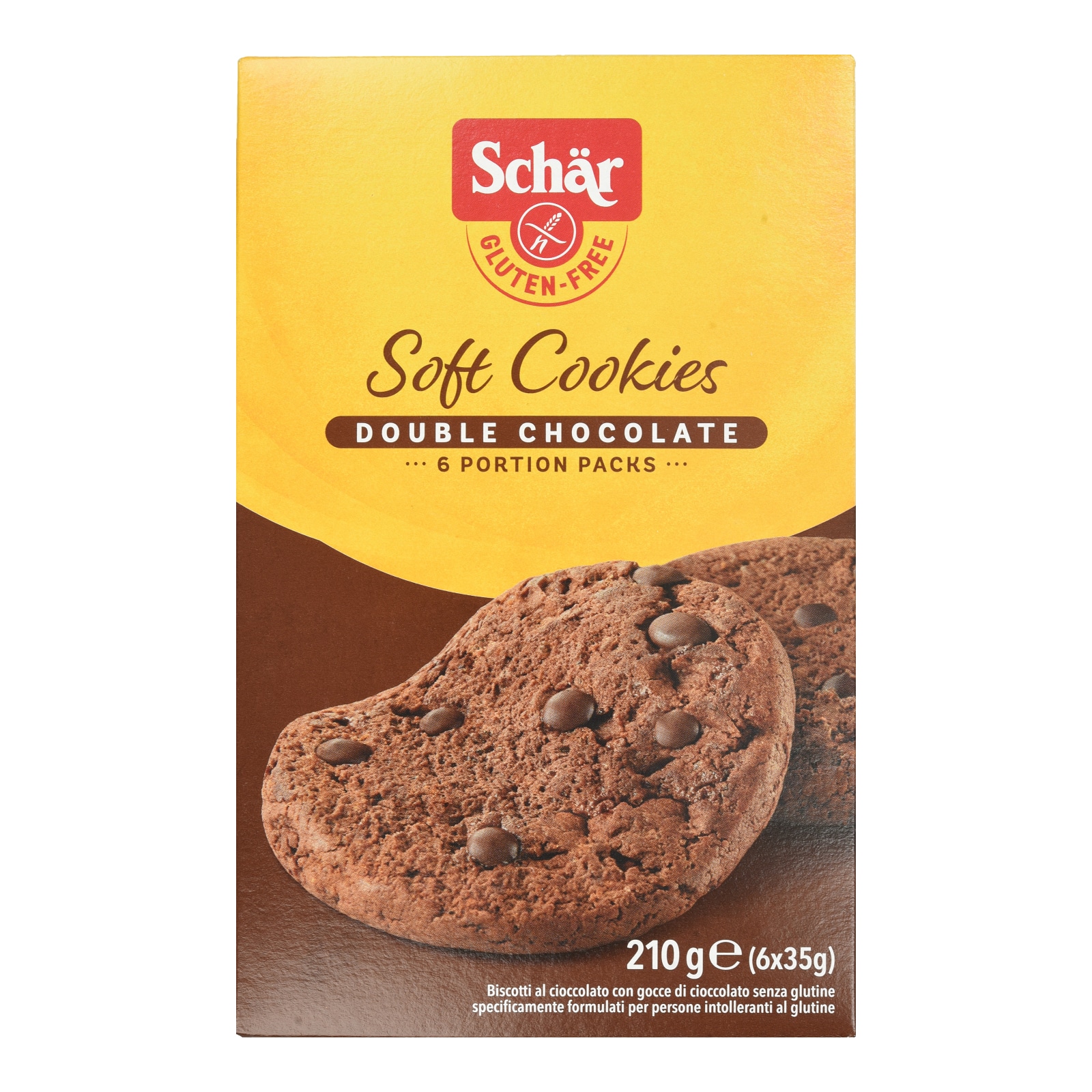 SCHAR Μπισκότα Διπλή Σοκολάτα Χωρίς Γλουτένη 6x35g
