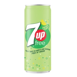7UP | FREE | Αναψυκτικό 7UP Free Κουτί 330ml