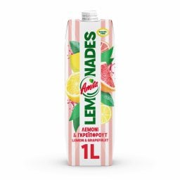 AMITA | Φρουτοποτό Lemonades Λεμόνι Γκρέιπφρουτ 1lt
