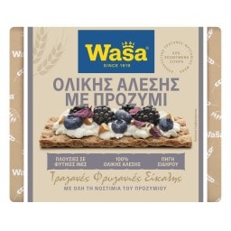 WASA | Φρυγανιές Ολικής Άλεσης Προζύμι 235g