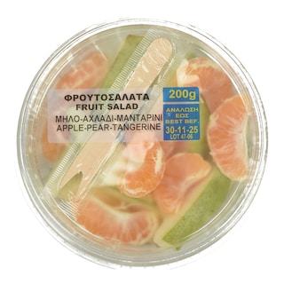 - | Φρουτοσαλάτα Μήλο Αχλάδι Μανταρίνι 200g