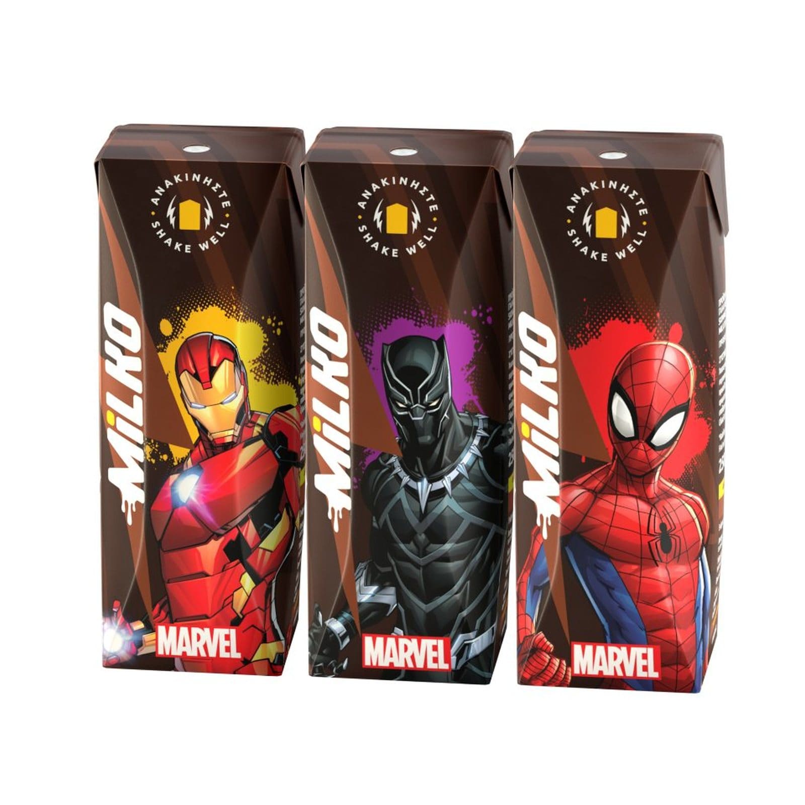 Γάλα Σοκολατούχο Marvel 3x250ml