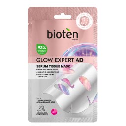 BIOTEN | Υφασμάτινη Μάσκα Glow Expert 4D 1 Τεμάχιο