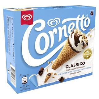 CORNETTO | Παγωτό Χωνάκι  6X60gr