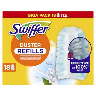 SWIFFER | Φτερά Ξεσκονίσματος Duster Fresh Ανταλλακτικά 18 Τεμάχια