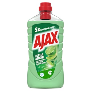AJAX | ULTRA | Καθαριστικό Πατώματος Ultra Λεμόνι 1lt