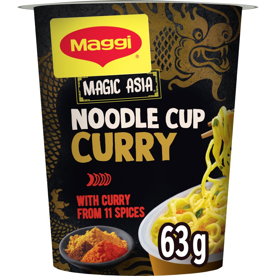 MAGGI Noodle Cup Magic Asia Κάρυ 63g