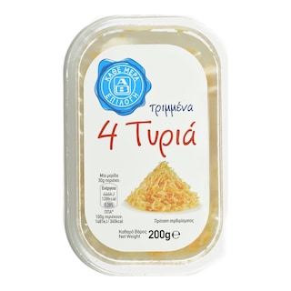ΑΒ ΕΠΙΛΟΓΗ | Τριμμένο Τυρί 4 Τυριά 200g