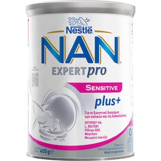 NAN | Γάλα Βρεφικό Σκόνη Expert Pro Sensitive Plus 0+ Μηνών 400g