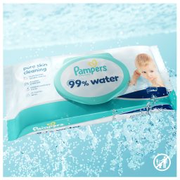 PAMPERS | Μωρομάντηλα 99% Water Αποκλειστικά Online 12x60 Τεμάχια