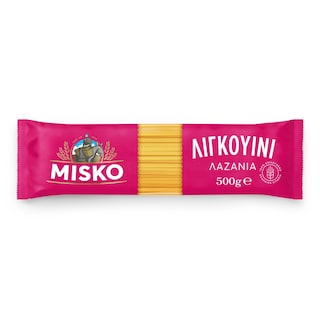 MISKO | Μακαρόνια Λιγκουίνι Λαζάνια 500g