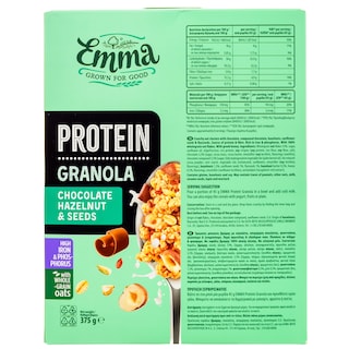 EMMA | Δημητριακά Granola Protein Σοκολάτα Φουντούκι 375g