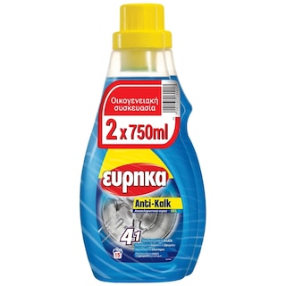ΕΥΡΗΚΑ | Αποσκληρυντικό Νερού Anti-Kalk Gel 2x750ml