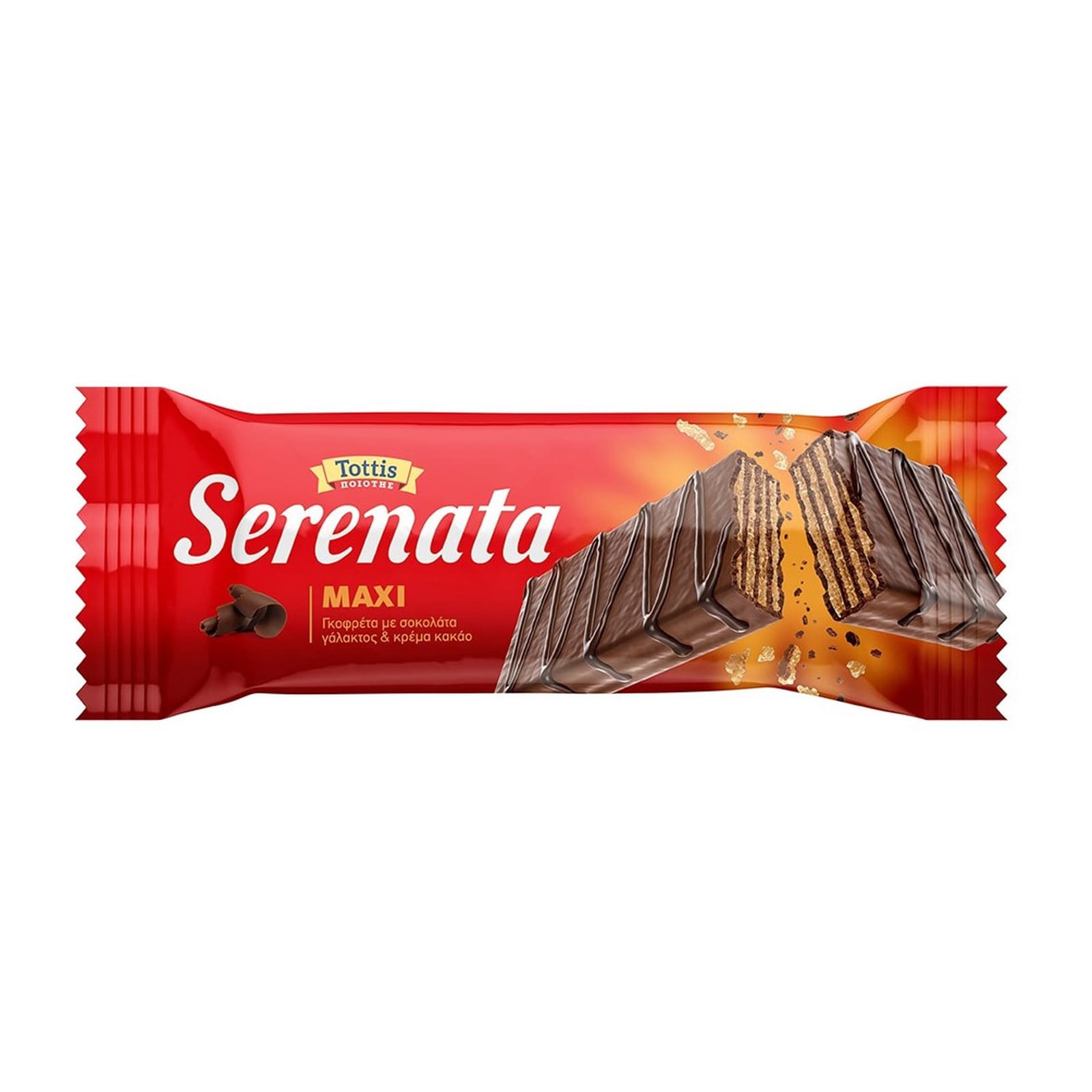 SERENATA Γκοφρέτα Maxi Σοκολάτα Γάλακτος 50g