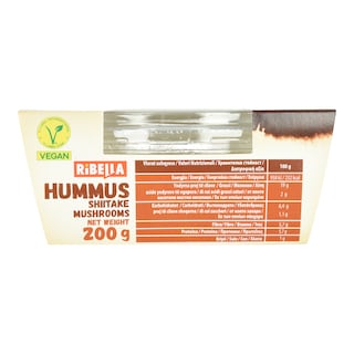 - | Χούμους Ribella Μανιτάρι Vegan Χωρίς Γλουτένη 200g