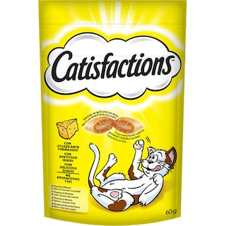CATISFACTIONS | Snack Γάτας Τυρί 60g