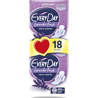 EVERY DAY | Sanitary Pads Fresh Maxi Night Ultra Plus 18 Pieces