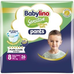 BABYLINO | Πάνες Βρακάκι Sensitive Pants Νο8 26 Τεμάχια
