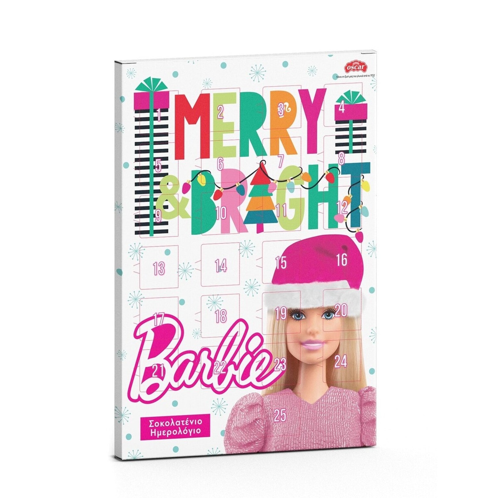 BARBIE Σοκολατάκια Χριστουγεννιάτικο Ημερολόγιο 75g