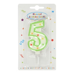 DECORATA | Κερί Γενεθλίων Νο5 1 Τεμάχιο