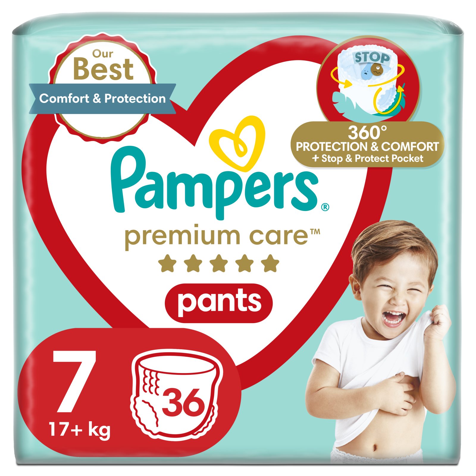 Πάνες Βρακάκι Μωρού Premium Care Pants Νο7 36 Τεμάχια