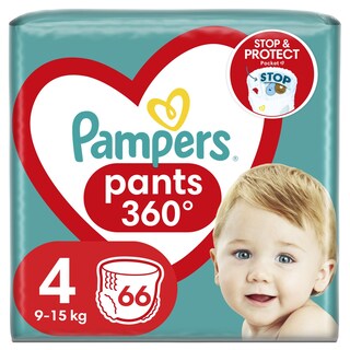 PAMPERS | Πάνες Βρακάκι Μωρού Pants Νο4 9-15kg Giant Pack 66 Τεμάχια