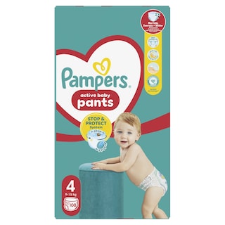 PAMPERS | Πάνες Βρακάκι Pants Νο4 108 Τεμάχια
