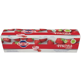 ΚΡΙ ΚΡΙ | Επιδόρπιο Γιαουρτιού Φράουλα 3x180g