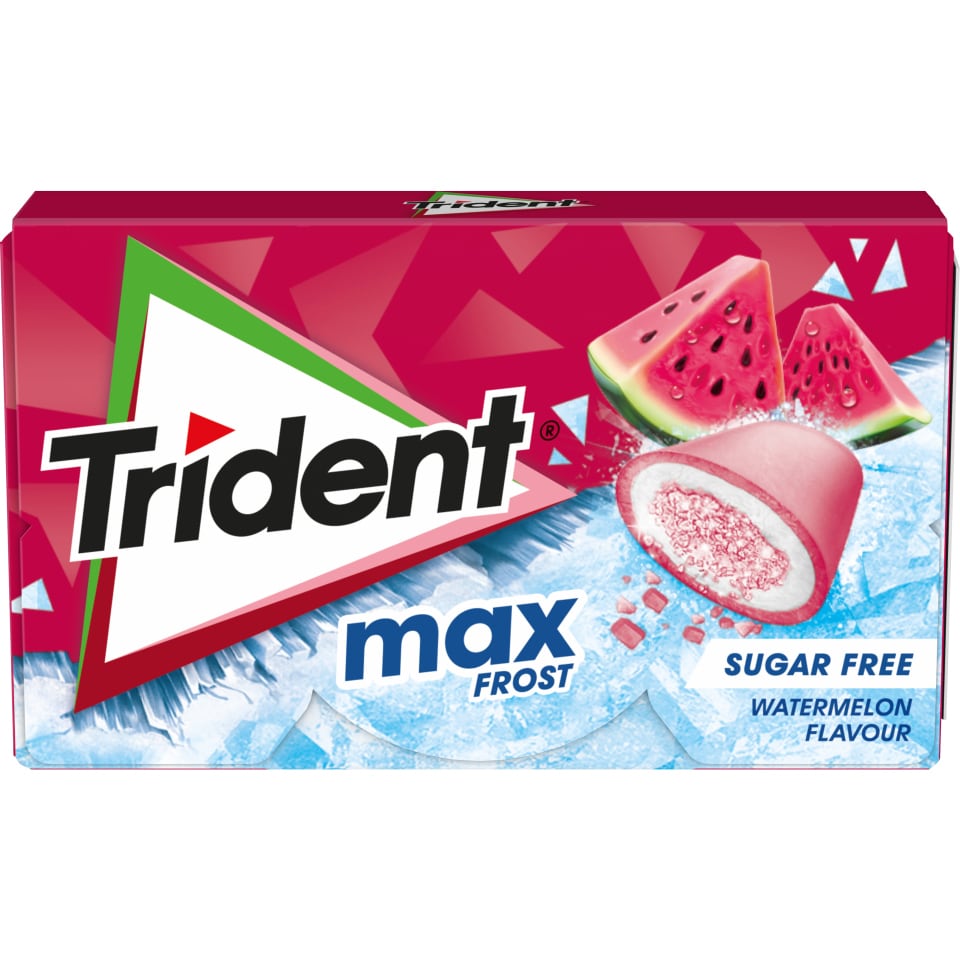 TRIDENT Τσίχλες Max Frost Καρπούζι 20g