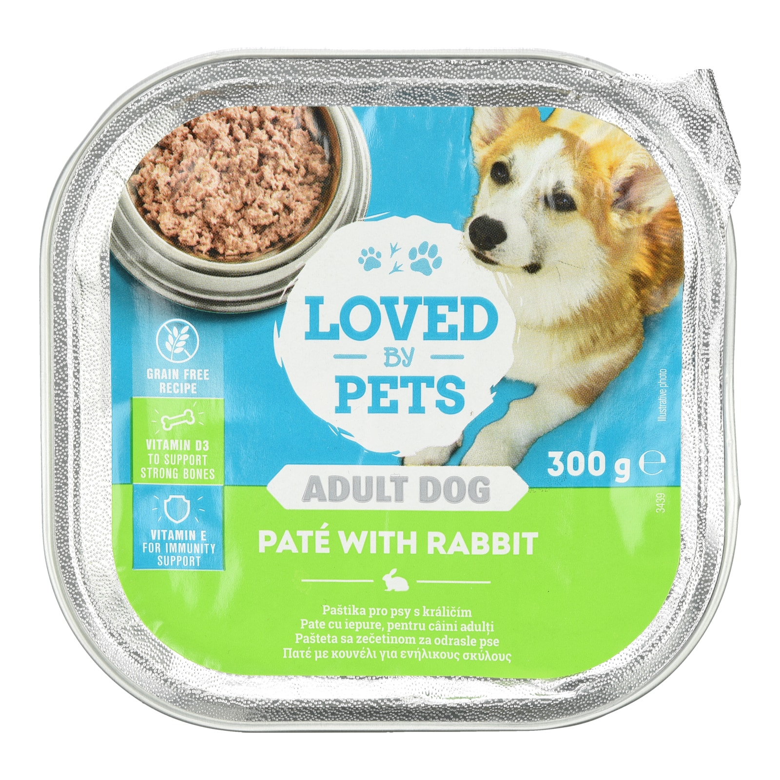 LOVED BY PETS Σκυλοτροφή Κουνέλι Πατέ 300g