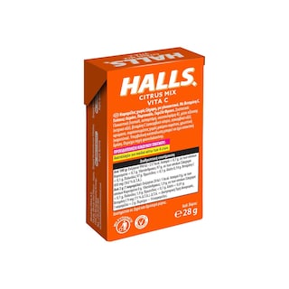 HALLS | Καραμέλες Βιταμίνη C 28g