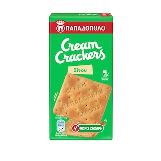 ΠΑΠΑΔΟΠΟΥΛΟΥ | Κράκερς Σίτου Χωρίς Ζάχαρη 165g