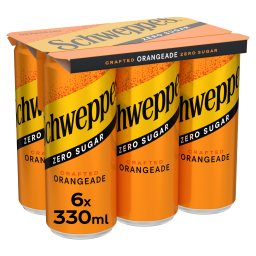 SCHWEPPES | Πορτοκαλάδα Κουτί 6x330ml